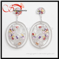 2015 New Arrival Hot Sale unique RH plated Fashion Earring